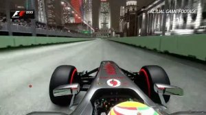 F1 2013 — круг по трассе в Сингапуре