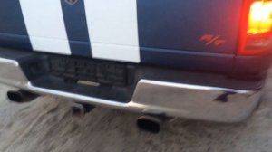 Звук выхлопа Dodge RAM 1500 R/T Hemi 5.7 . Exhausted Додж Рам