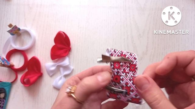 DIY | ribbon bows ? майстер-клас бантики під вишиванку ?☘ смотреть онлайн