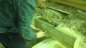 Черчение. Рубка в Лафет (норвежская рубка)