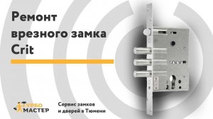 Ремонт дверного замка Crit - неисправность собачки замка/Door lock repair