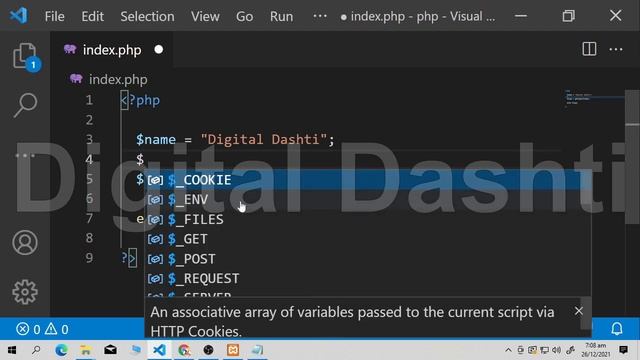PHP | Basic Data Types in PHP | Lecture 3