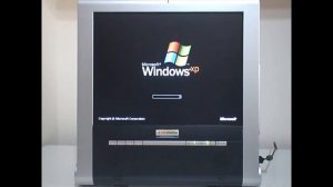 Windows XP Pro Startup in the Year 2021 with Computer ECS Elitegroup Aio A950 - Small Review