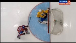 Хоккей.Россия Швеция 2:3 Голы. IIHF 30.12.2014