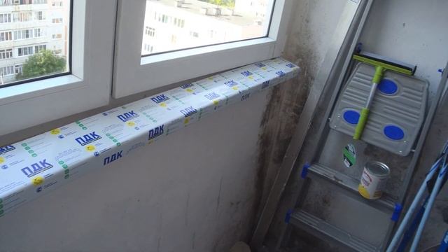 Пластиковые подоконники на балконе своими руками