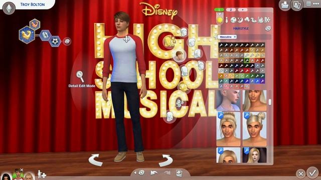 SIMS 4 | CAS | High school musical Cast ?✌️ Satisfying CC build + CC смотреть онлайн