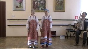 ТЫ СКАЖИ, КАЛИНА, КАК ПОПАЛА ТЫ СЮДА. Русская народная песня. Дуэт, народное пение ЗАТЕЯ.