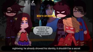 justice league reacting to spiderman 2099 vs miles| spider man through the spiderverse | Gacha Reac