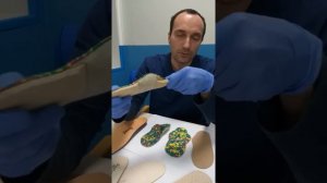 Индивидуальные ортопедические стельки.
