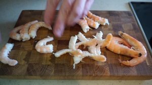 КРЕВЕТКИ жареные с чесноком и сливочным маслом