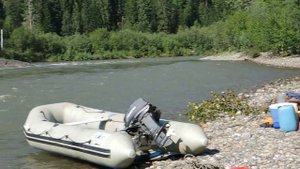 Река Кизир Третий порог