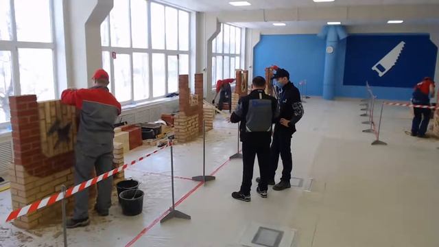 Смоленский строительный колледж, VI РЧ Смоленской области 2021 по компетенции "Кирпичная кладка"С2
