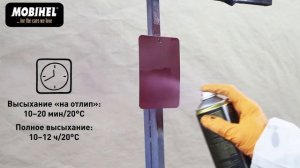 127 вишня алкидная автоэмаль MOBIHEL, окраска аэрозольным баллоном