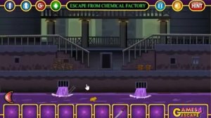 Escape From Chemical Factory Walkthrough [Games4Escape]