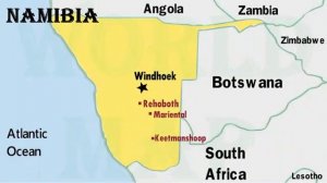 КАРТА МИР (Namibia Map 2023)
