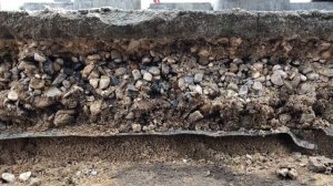 Основание для тротуарной плитки .Сечение дорожной одежды.Мостовая ру