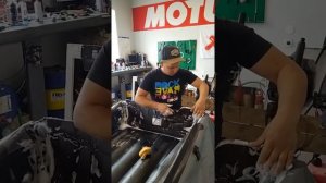 Лодка REEF. Спускает транец ))) Такого Вы точно не видели )))
