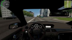 ШАШКИ НА C63 AMG В CITY CAR DRIVING