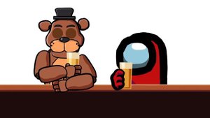 Mini Crewmate Kills Creepy Freddy Fazbear | Among Us