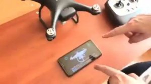 JJRC X35. Как запустить квадрокоптер. Как подключить телефон к квадрокоптеру.