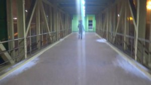 Лифт СитиЛифт в надземном переходе около ст. метро Технопарк