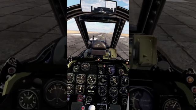 Взлет на F-86F-30 Sabre, War Thunder, VR.