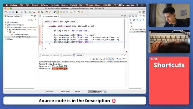 String Method Java Tutorial #29 смотреть онлайн