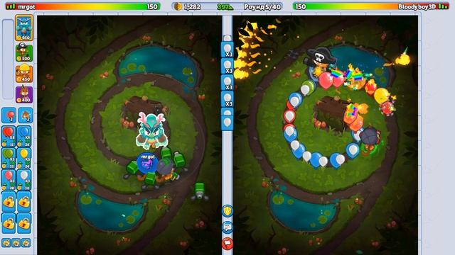 Прохождение: Случайная четвёрка #3. Bloons TD Battles 2 смотреть онлайн