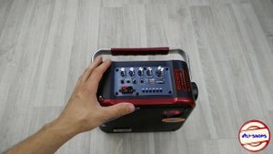 БЛЮТУЗ КОЛОНКА С РАДИО, USB, МИКРОФОНОМ Temeisheng.  Лучшая колонка с  Алиэкспресс