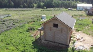 Дом баня по технологии сруба русская рубка