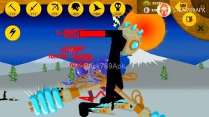 MY GOLDEN FINAL BOSS, XIPHOS, ARMY VOLTAIC VS SPEAROS ICE, LAVA | Stick War Legacy Mod | Stick789Ap