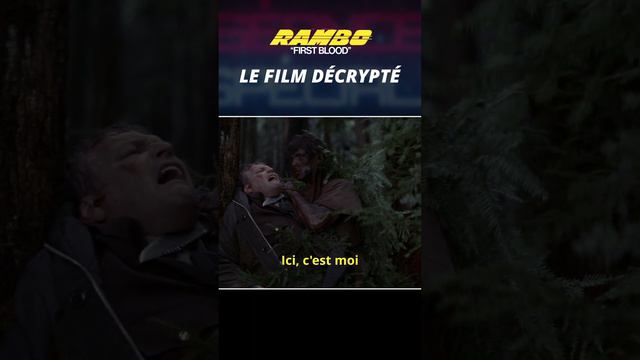 Réplique culte de Rambo. Un climax préparé 👀  Rambo 1982 (First blood) décrypté