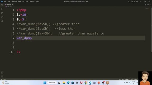 Comparison operator in php смотреть онлайн