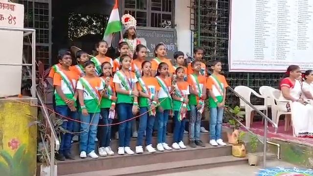Swagat Git swagatam shubha by Rajshree Patil NNMC school number 49 airoli 74th republic day 2023 смотреть онлайн
