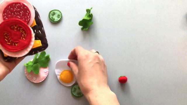 Еда из фетра/Felt food/Игрушечная еда/Игрушечная еда своими руками/Фетр мастер класс смотреть онлайн
