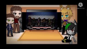 Fnaf Fazbear Frights react to song Into The Pit by Kyle Allen Music original ⬇️