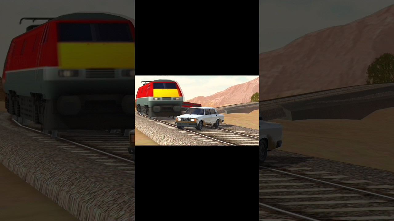 Поезд VS Жига, новый тренд #cpm #carparkingmultiplayer #карпаркинг #shorts #capcut смотреть онлайн