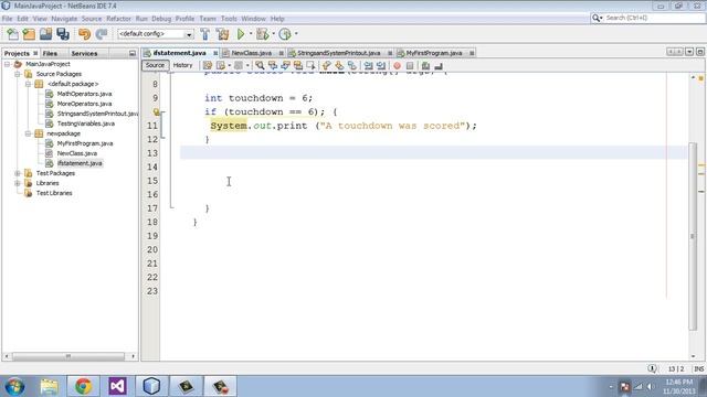 Java Tutorial for Beginners - 7 - If and Else Conditional Statements смотреть онлайн