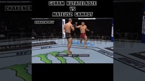 Guram Kutateladze vs Mateusz Gamrot #highlights #лучшиемоменты #ufcfightisland6 #ufc #khamzatchimae