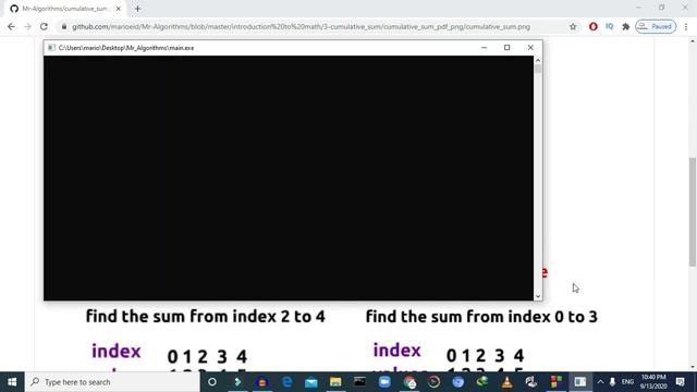 cumulative sum c++ coding video - باللغة العربية смотреть онлайн