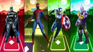 The Ultimate Superhero Dance-Off: Batman, Spider-Man, Captain America and Thanos