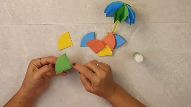 Как сделать ЗОНТИК из бумаги|| DIY || осенние поделки смотреть онлайн