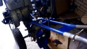 Мотоблок Нева с двигателем УМЗ-5А (ЗИД 4,5) с ручным стартером/ часть 2