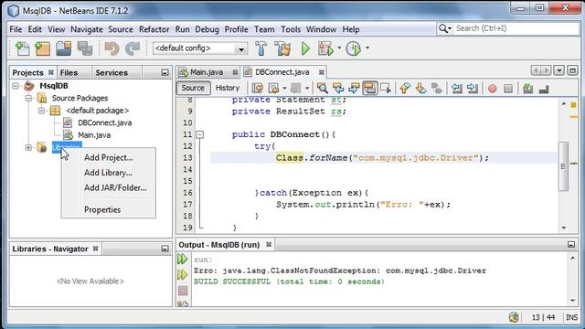 Java Tutorial 20 : Connect to MySQL Database смотреть онлайн