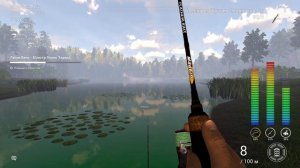 Монстр Окунь Задира на пруду Лесни Вила [фрагмент стрима] - Fishing Planet