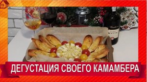 КАМАМБЕР дегустация сыра, сваренного дома в кастрюле из набора/Camembert cheese tasting