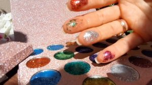 Мейкап блёстками  Лайфхаки гелевые тени, как наносить.Блестящие тени