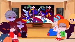 FNF React To Sonic.EXE 3.0 || Mod || Gacha club