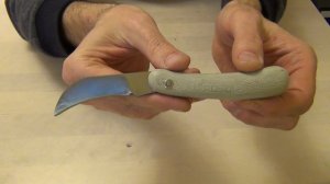 Пришелец из советской эпохи. Незнакомый складной нож с изогнутым клинком и односторонней заточкой