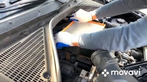 Замена воздушного фильтра BMW X5 E 70 3.0 sd diesel M 57